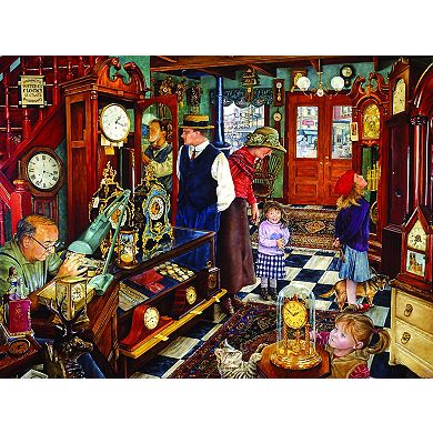 The Clock Shop 1000 piece Jigsaw Puzzle