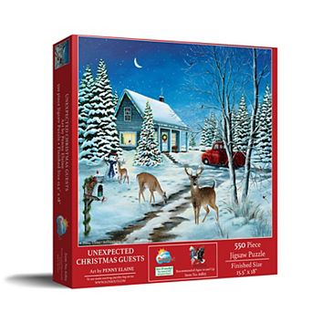 Unexpected Christmas Guests 500 pc Jigsaw Puzzle