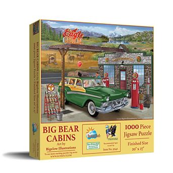 Big Bear Cabins 1000 pc Jigsaw Puzzle