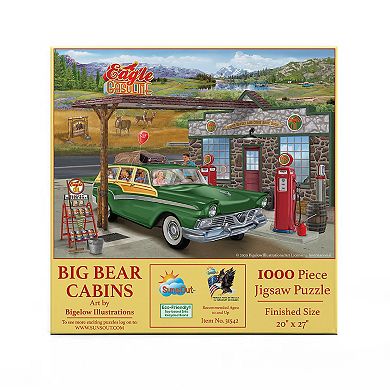 Big Bear Cabins 1000 piece Jigsaw Puzzle
