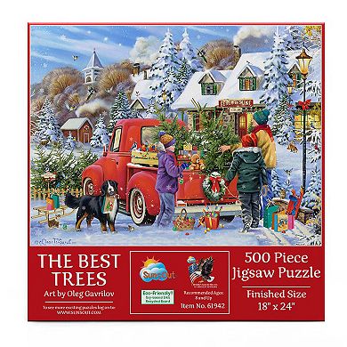 The Best Trees 500 piece Jigsaw Puzzle by Oleg Gavrilov Finished Size 18 x 24" MPN# 61942