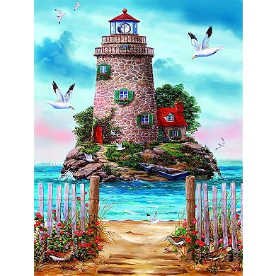 Island Lighthouse 1000 piece Jigsaw Puzzle