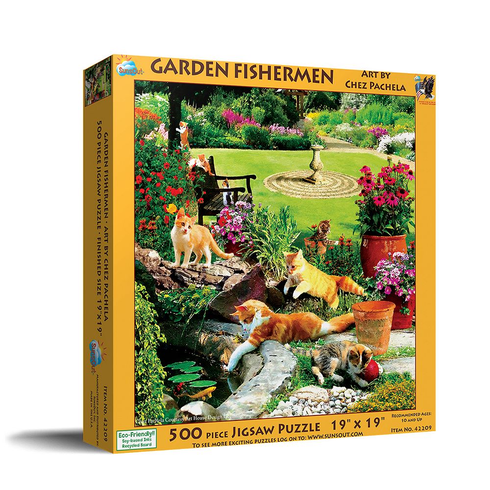 Garden Fishermen 500 piece Jigsaw Puzzle
