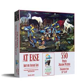 At Ease Buffalo Soldiers 550 pc Jigsaw Puzzle