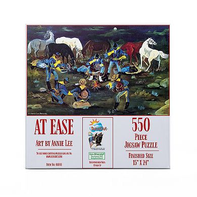 At Ease Buffalo Soldiers 550 piece Jigsaw Puzzle