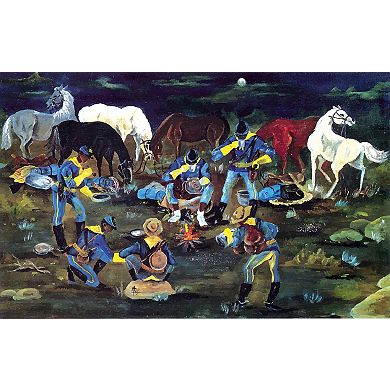 At Ease Buffalo Soldiers 550 piece Jigsaw Puzzle