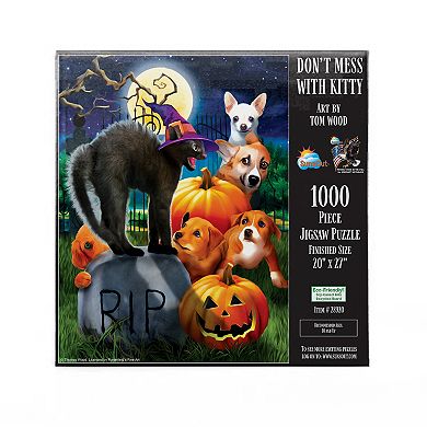 Don't mess with Kitty 1000 piece Jigsaw Puzzle