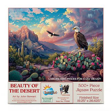 Beauty of the Desert 500 piece Large Piece Jigsaw Puzzle