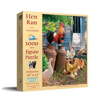 Hen Run 1000 pc Jigsaw Puzzle