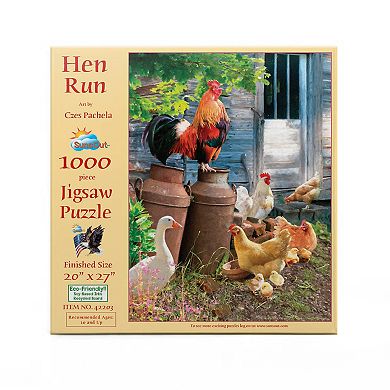 Hen Run 1000 piece Jigsaw Puzzle