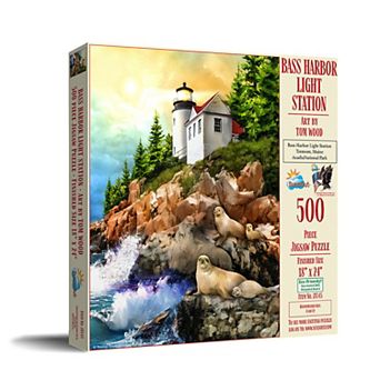 Bass Harbor Light Station 500 pc Jigsaw Puzzle