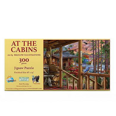 At The Cabins 300 piece Jigsaw Puzzle