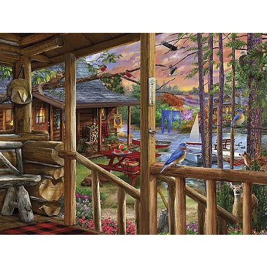 At The Cabins 300 piece Jigsaw Puzzle