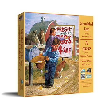 Scrambled Eggs 500 pc Jigsaw Puzzle