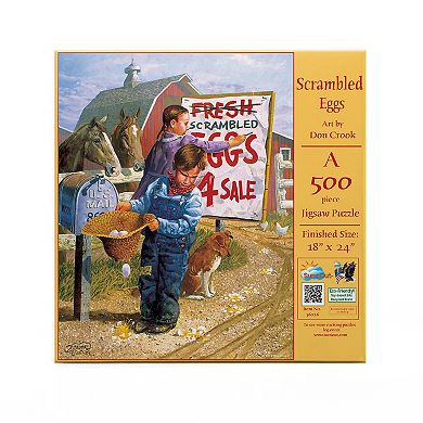 Scrambled Eggs 500 piece Jigsaw Puzzle