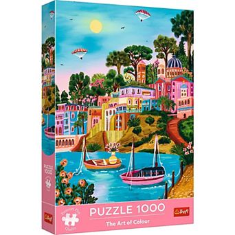 Trefl Premium Plus 1000 pc Puzzle - The Art of Color Syros, Greece