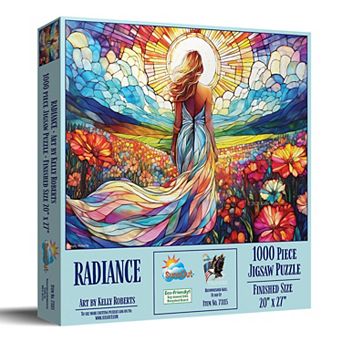 Radiance Stained Glass 1000 pc Jigsaw Puzzle for Adults