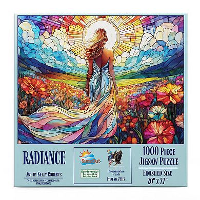 Radiance Stained Glass 1000 piece Jigsaw Puzzle for Adults
