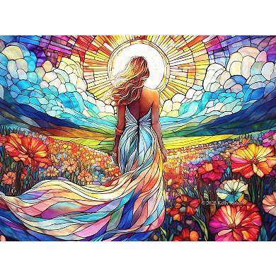 Radiance Stained Glass 1000 piece Jigsaw Puzzle for Adults