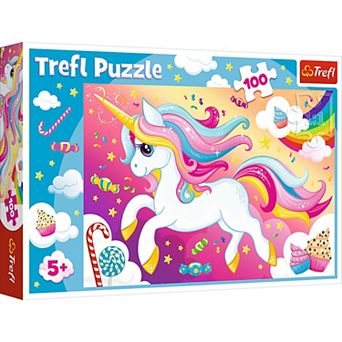 Trefl Red 100 pc Kids Puzzle - Beautiful Unicorn