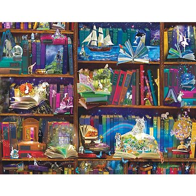 Library Adventures in Reading 1000 piece Large Pieces Jigsaw Puzzle