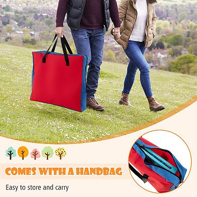 Jumbo 4-to-Score Connect Game Set with Carrying Bag and 42 Coins