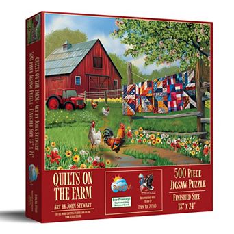 Quilts on the Farm 500 pc Jigsaw Puzzle