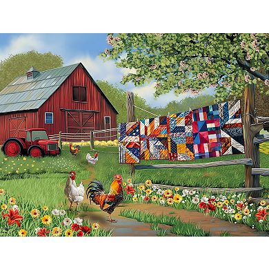 Quilts on the Farm 500 piece Jigsaw Puzzle