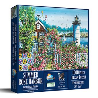Summer Rose Harbor 1000 pc Jigsaw Puzzle