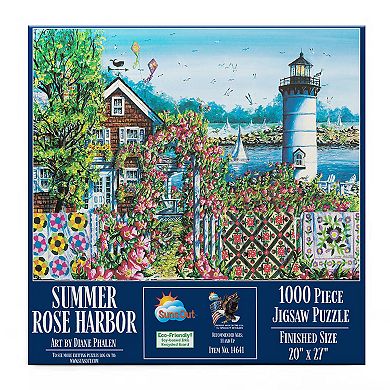 Summer Rose Harbor 1000 piece Jigsaw Puzzle