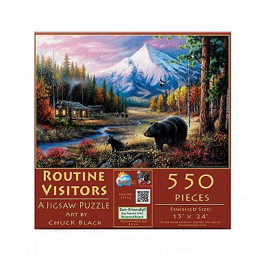 Routine Visitors 550 piece Jigsaw Puzzle