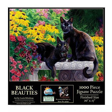 Black Beauties 1000 piece Jigsaw Puzzle