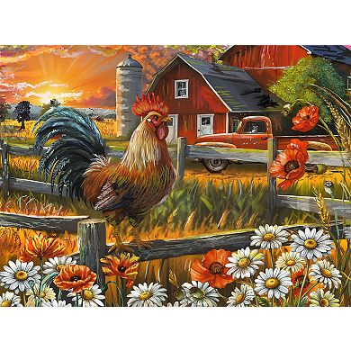 Sunsrise on the Farm 1000 piece Jigsaw Puzzle for Adults