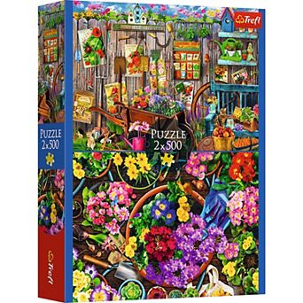 Trefl Working in the Garden 2 x 500 pc Puzzle