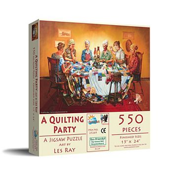 A Quilting Party 550 pc Jigsaw Puzzle