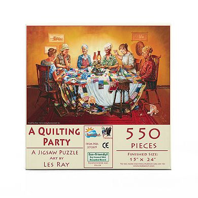 A Quilting Party 550 piece Jigsaw Puzzle