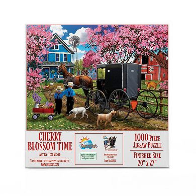 Cherry Blossom Time 1000 piece Jigsaw Puzzle