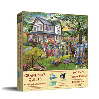 Grandma's Quilts 500 pc Jigsaw Puzzle