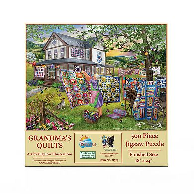 Grandma's Quilts 500 piece Jigsaw Puzzle
