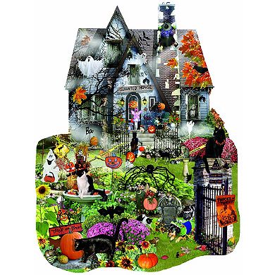Spooky House 1000 piece Special Shape Jigsaw Puzzle