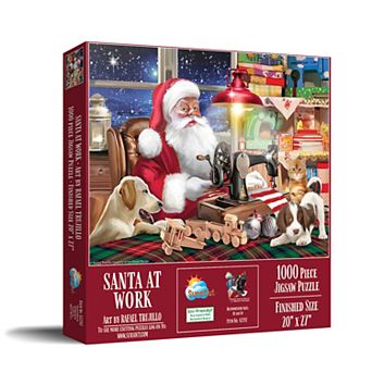 Santa at Work 1000 pc Jigsaw Puzzle