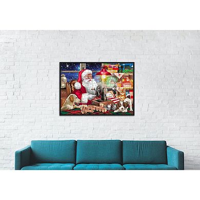 Santa at Work 1000 piece Jigsaw Puzzle
