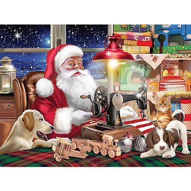 Santa at Work 1000 piece Jigsaw Puzzle
