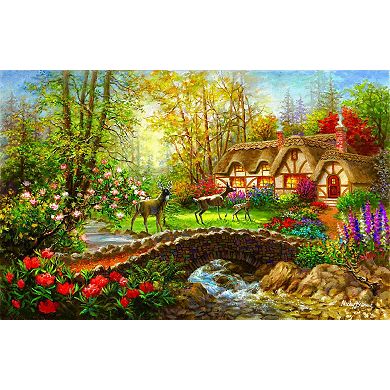 Visiting 1000 piece Jigsaw Puzzle
