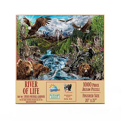 River of Life 1000 piece Jigsaw Puzzle