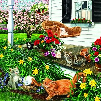 In the Swing of It 500 piece Jigsaw Puzzle