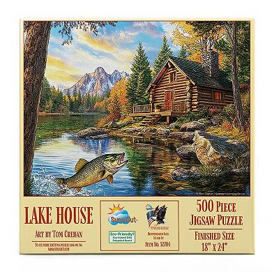 Lake house 500 piece Jigsaw Puzzle