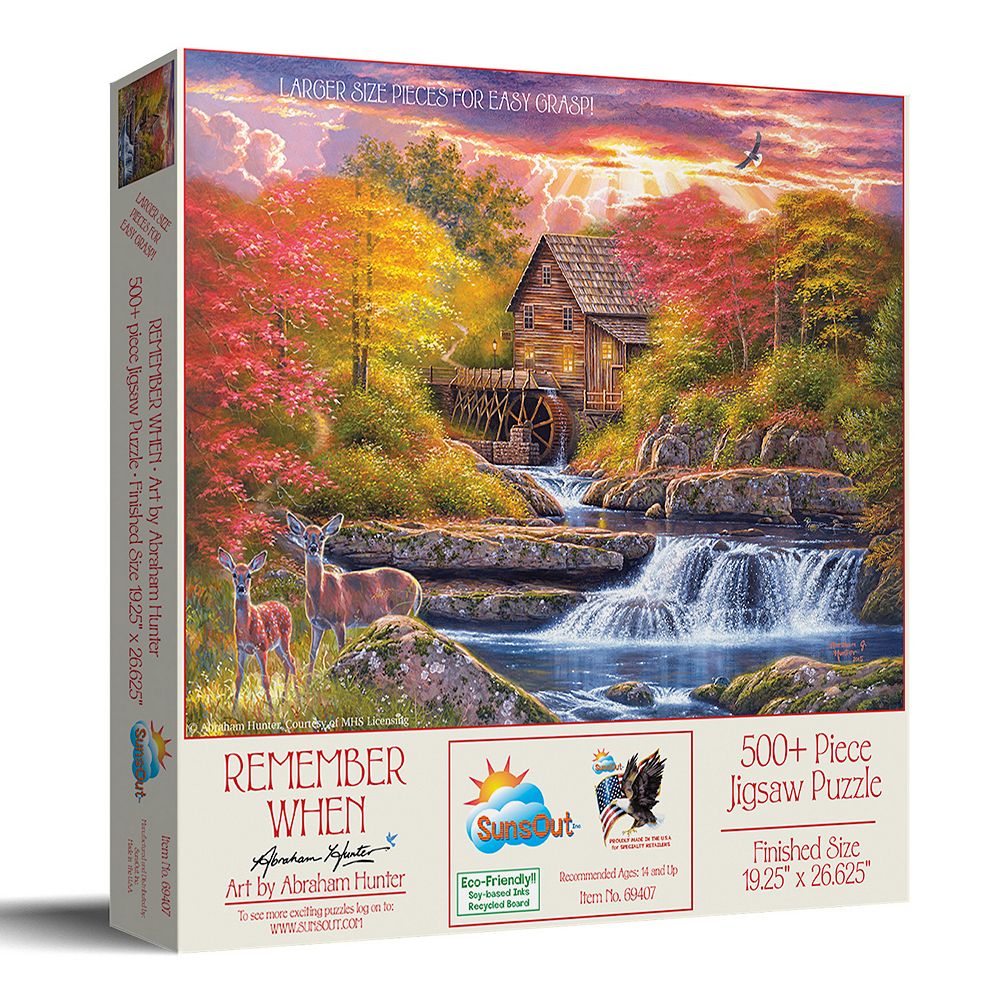 Remember When 500 piece Large Piece Jigsaw Puzzle