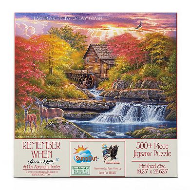 Remember When 500 piece Large Piece Jigsaw Puzzle