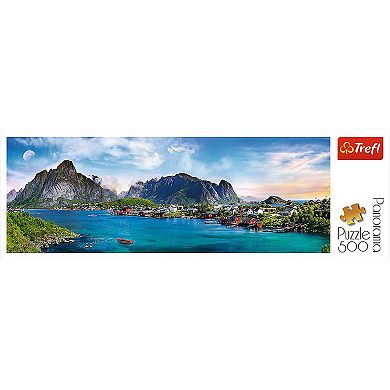 Trefl Red 500 Piece Panorama Puzzle - Lofoten Archipelago, Norway / Fotolia